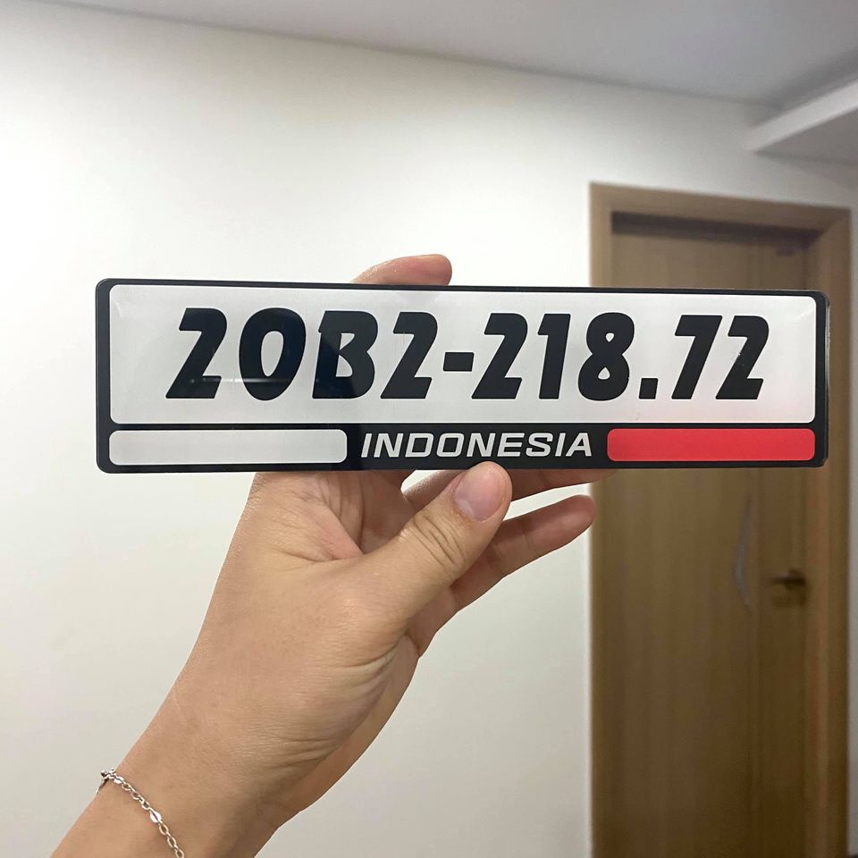 Bảng tên xe máy nền đen thiết kế theo yêu cầu - Full dòng wave winner dream vario satria raider sirius exciter sonic