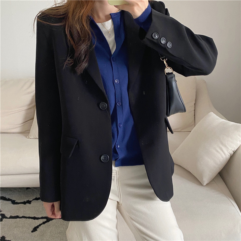 Áo blazer nữ Peppermint 37870 màu trơn phối túi thanh lịch thời trang