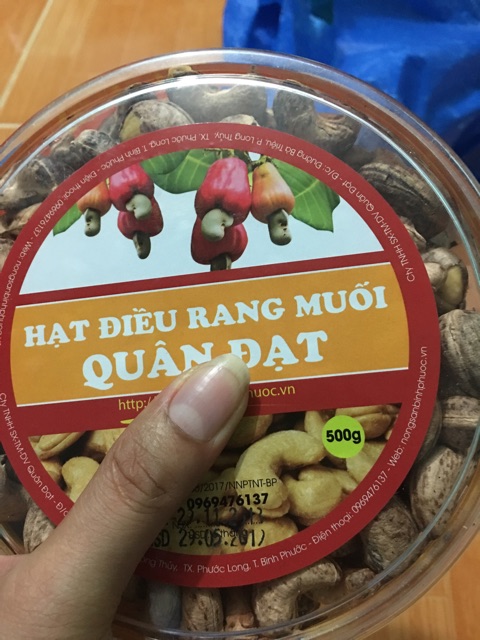 Hạt điều rang muối Quân Đạt