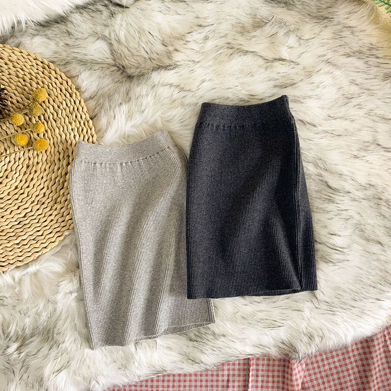 Chân Váy Len Ngắn Phong Cách Hàn Quốc Thời Trang Xuân Thu Xinh Xắn Cho Bé Gái