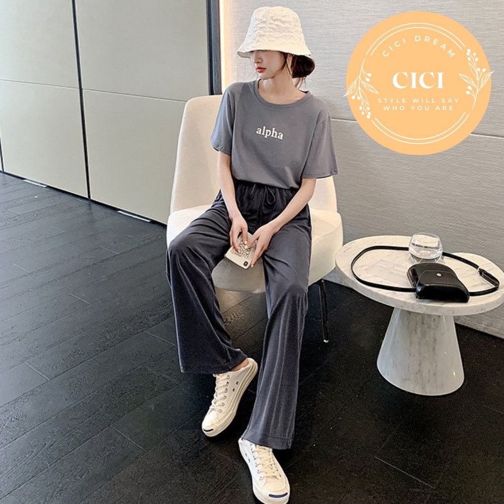 Quần nữ suông ống rộng cotton tăm Culottes trơn nhiều màu, quần tăm ống rộng nữ dáng suông siêu mát