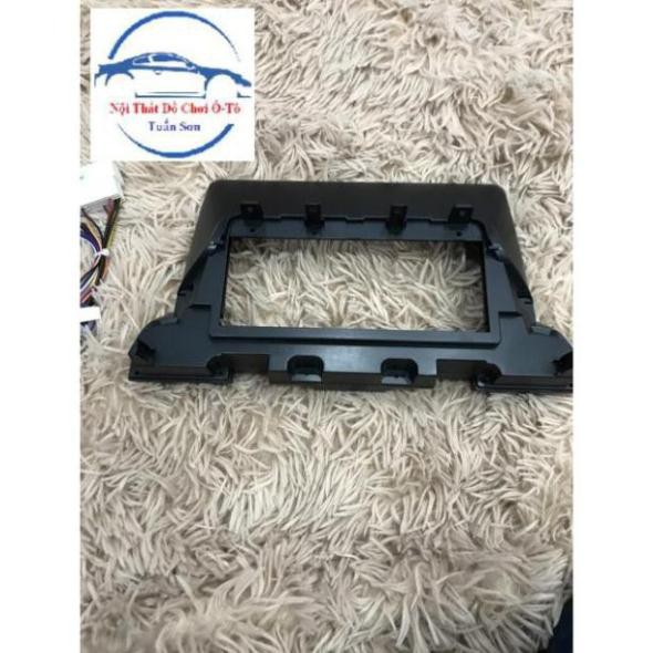 Mặt dưỡng, mặt nạ lắp màn hình android,dvd android cho xe KIA CERATO 2018-2019 9 inch có jack nguồn zin nhựa abs cứng