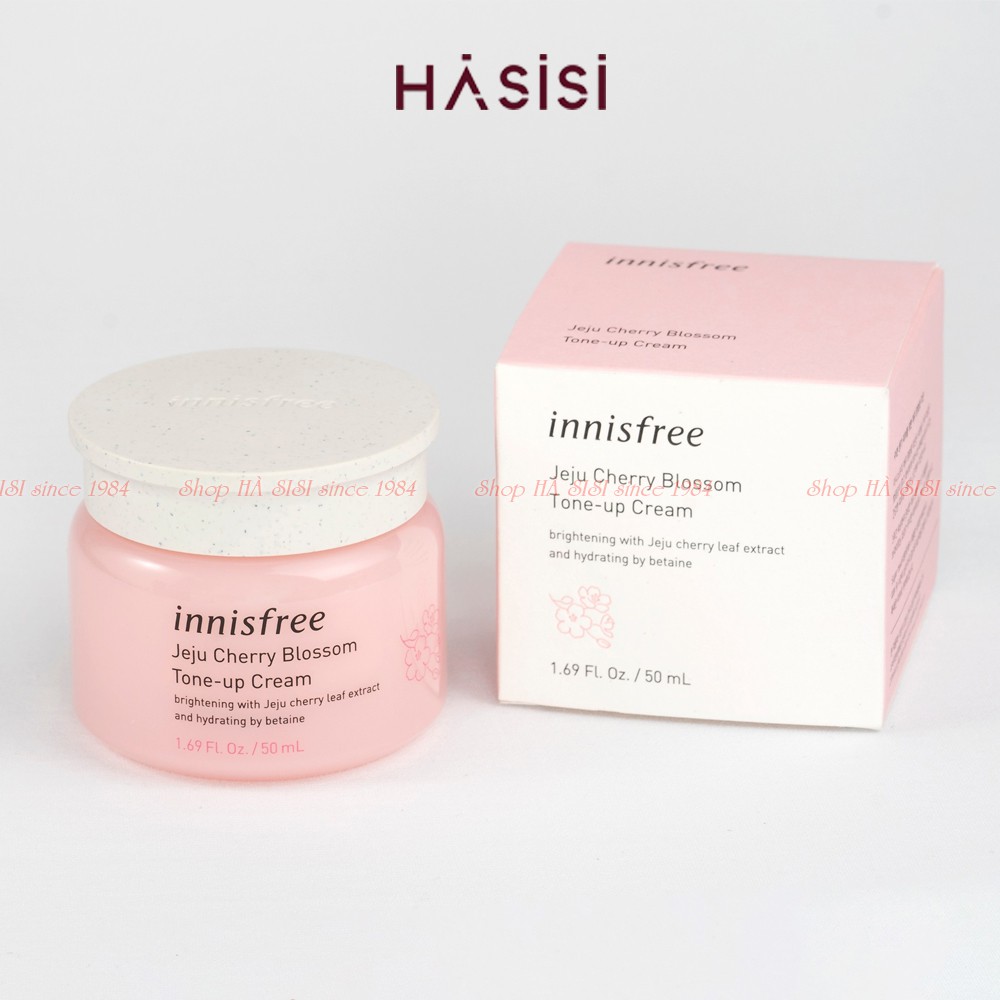 Kem Dưỡng Trắng Nâng Tone Da INNISFREE JEJU CHERRY BLOSSOM TONE UP CREAM 50ML