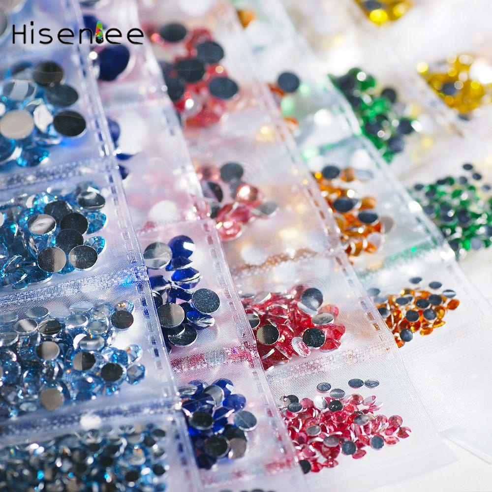 MIH Bộ 100 HạT ĐíNh Trang Trí MóNg 2-6mm