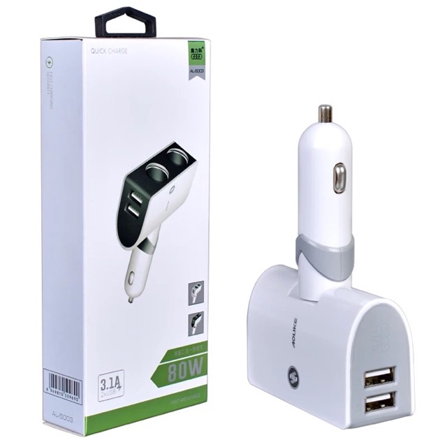 BỘ CHIA TẨU SẠC Ô TÔ 2 LỖ + 2 USB DÀNH CHO TẤT CẢ CÁC DÒNG XE – BỘ CHIA TẨU 2 CỔNG + 2 USB.