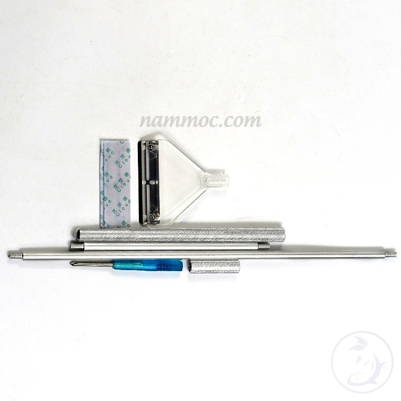Cây Cạo Rêu Nhôm &amp; Acrylic - Bản Rộng | Phụ Kiện Cạo Rêu, Vệ Sinh Bể Cá Cảnh, Bể Thuỷ Sinh