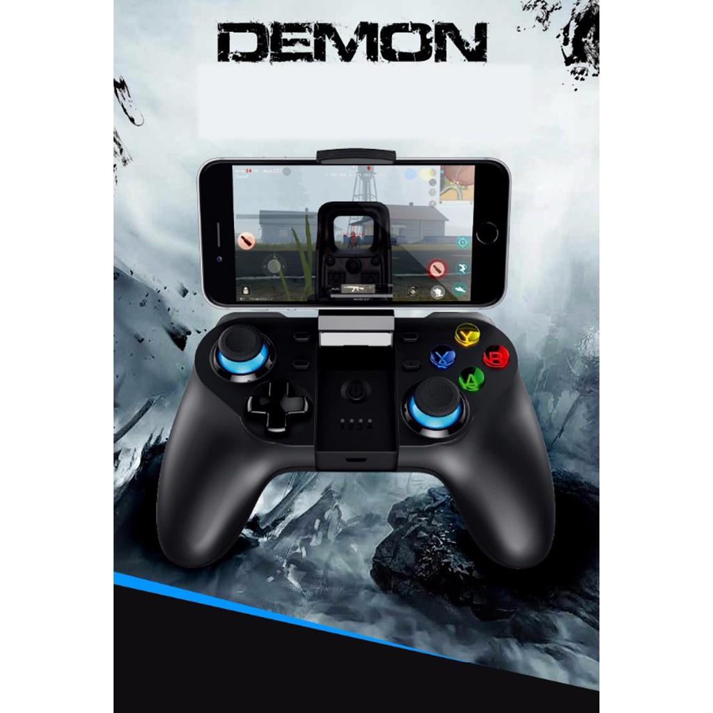 Tay cầm chơi game iPEGA PG - 9129 Bluetooth 4.0 Gamepad with Holder - Black đen