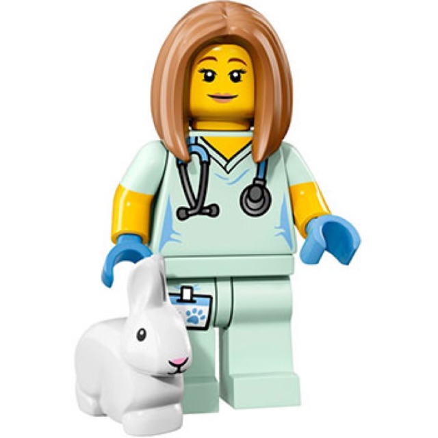 [CÓ SẴN] LEGO - Nhân vật Veterinarian số 5 - Minifigures Series 17 (71018) new sealed mới 100%