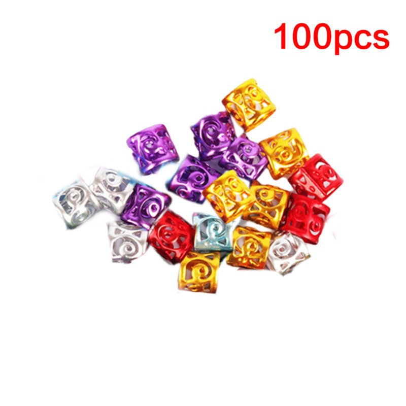 One Set 100 Kẹp Tóc Nhiều Màu Sắc Cá Tính