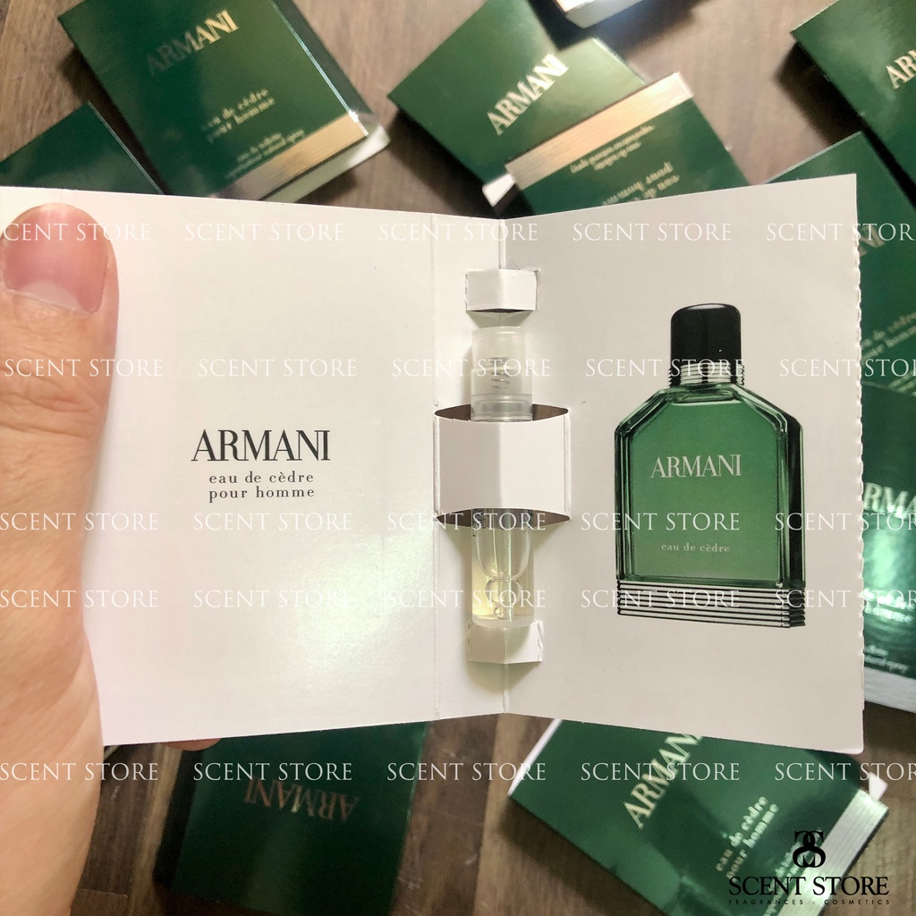 Scentstorevn - Vial chính hãng nước hoa Armani Eau de Cèdre, Eau D'Aromes, Eau de Nuit Pour Homm [1.2ml]