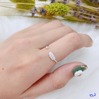 NHẪN BẠC TA BASIC💝FREESHIP💝Nhẫn lông vũ
