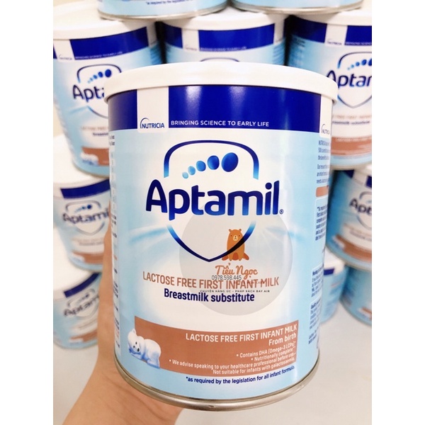 Sữa Aptamil Free Lactose UK cho bé bất dung nạp Lactose 400gr bay air 100%