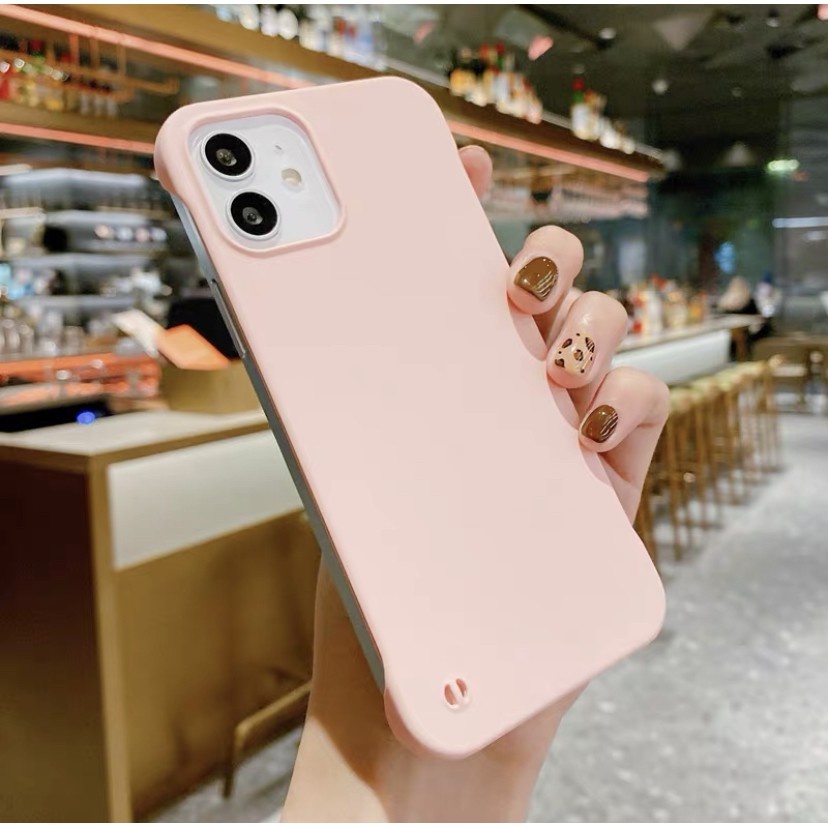 Ốp Điện Thoại Không Khung Vân Kim Loại Nhám Cho iPhone14 13 14ProMax xr 12 13 14Plus