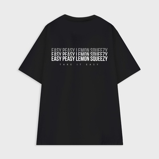 Áo thun oversize basic Lemony v1.0 trắng & đen - LMY3