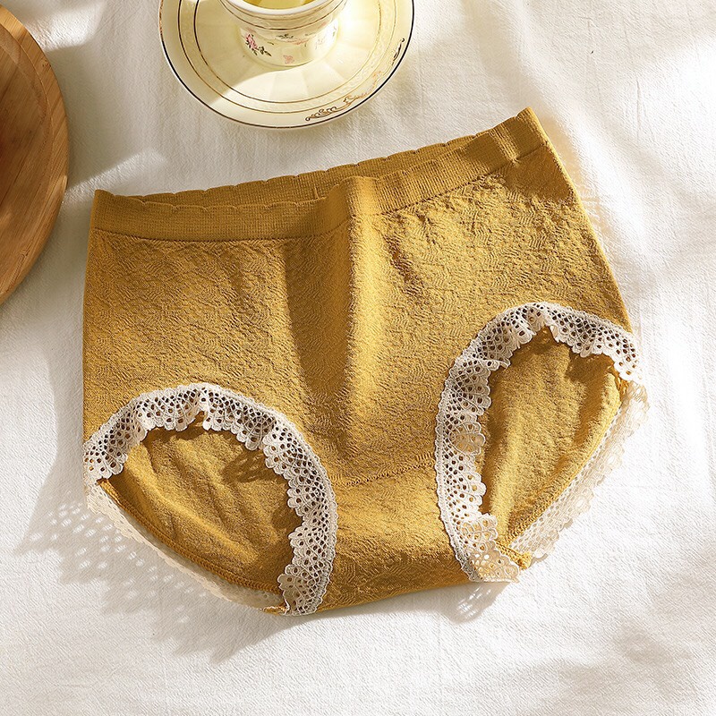 Quần lót cotton co dãn 8 chiều vải nhún viền ren sexy rẻ đẹp mỏng nhẹ
