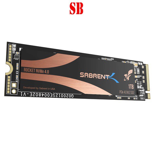 Ổ cứng SSD M2 PCIe Sabrent Rocket NVMe  - 1TB Gen 4 x4 - bảo hành 36 tháng