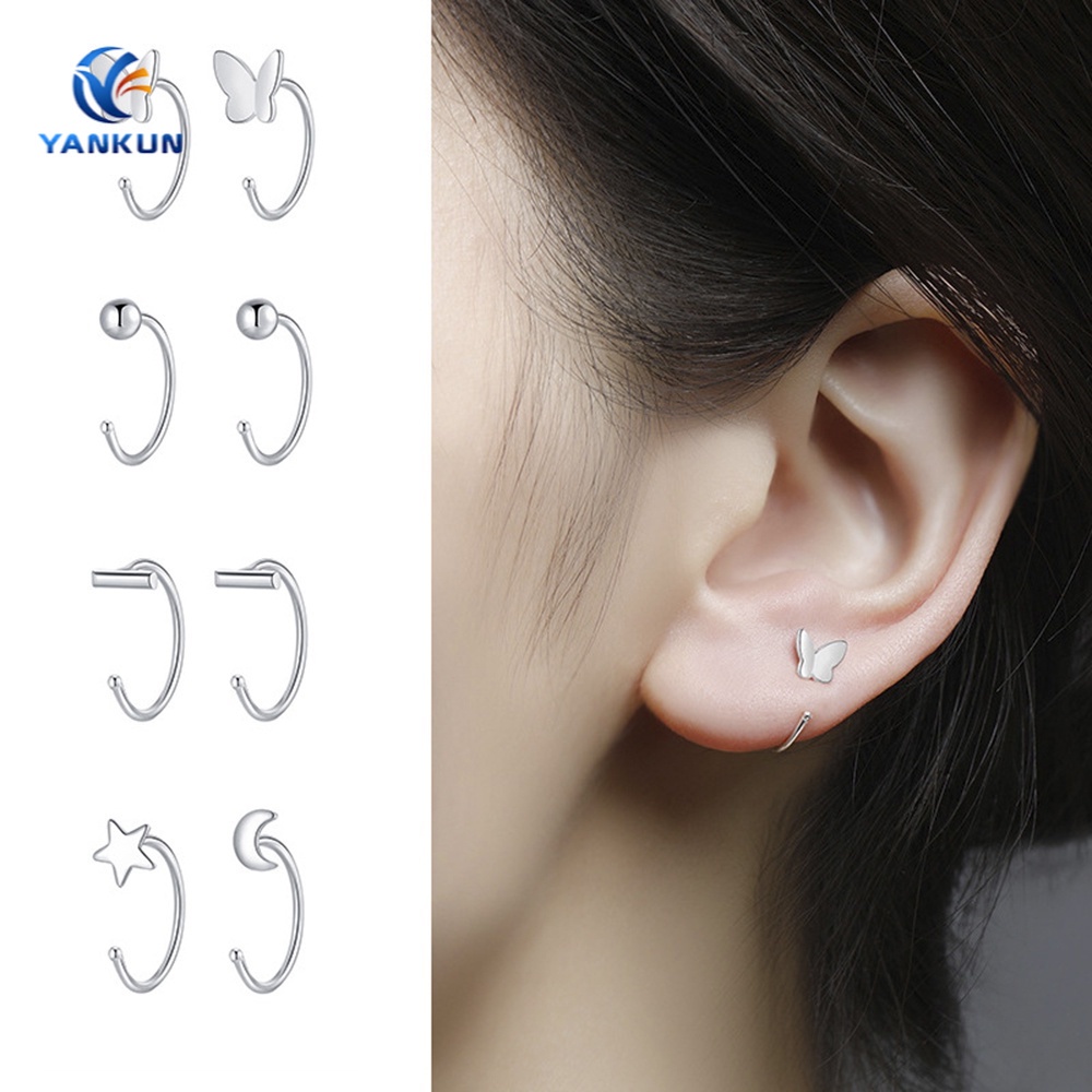 Khuyên móc tai thiết kế đơn giản thời trang dành cho nữ