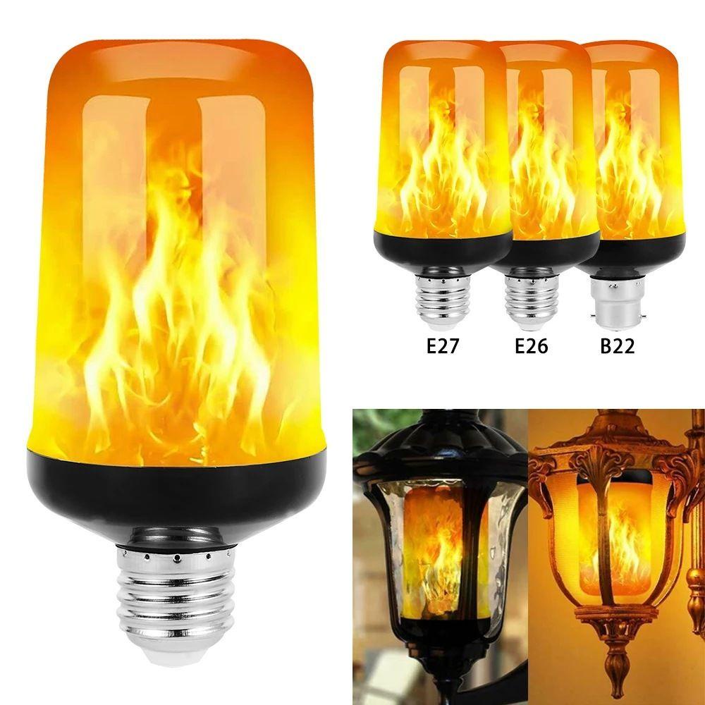 GOGOUP Đèn LED Mô Phỏng Ngọn Lửa Trang Trí Lễ Hội