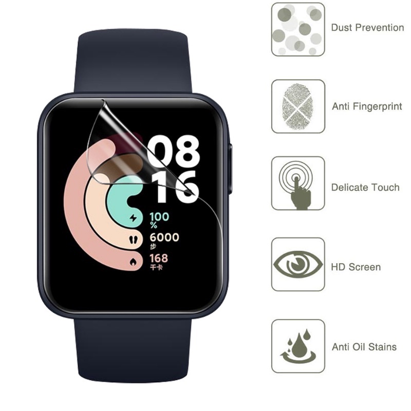 Miếng Dán Hydrogel Mềm Bảo Vệ Màn Hình Đồng Hồ Thông Minh Xiaomi Redmi Watch 2 Lite