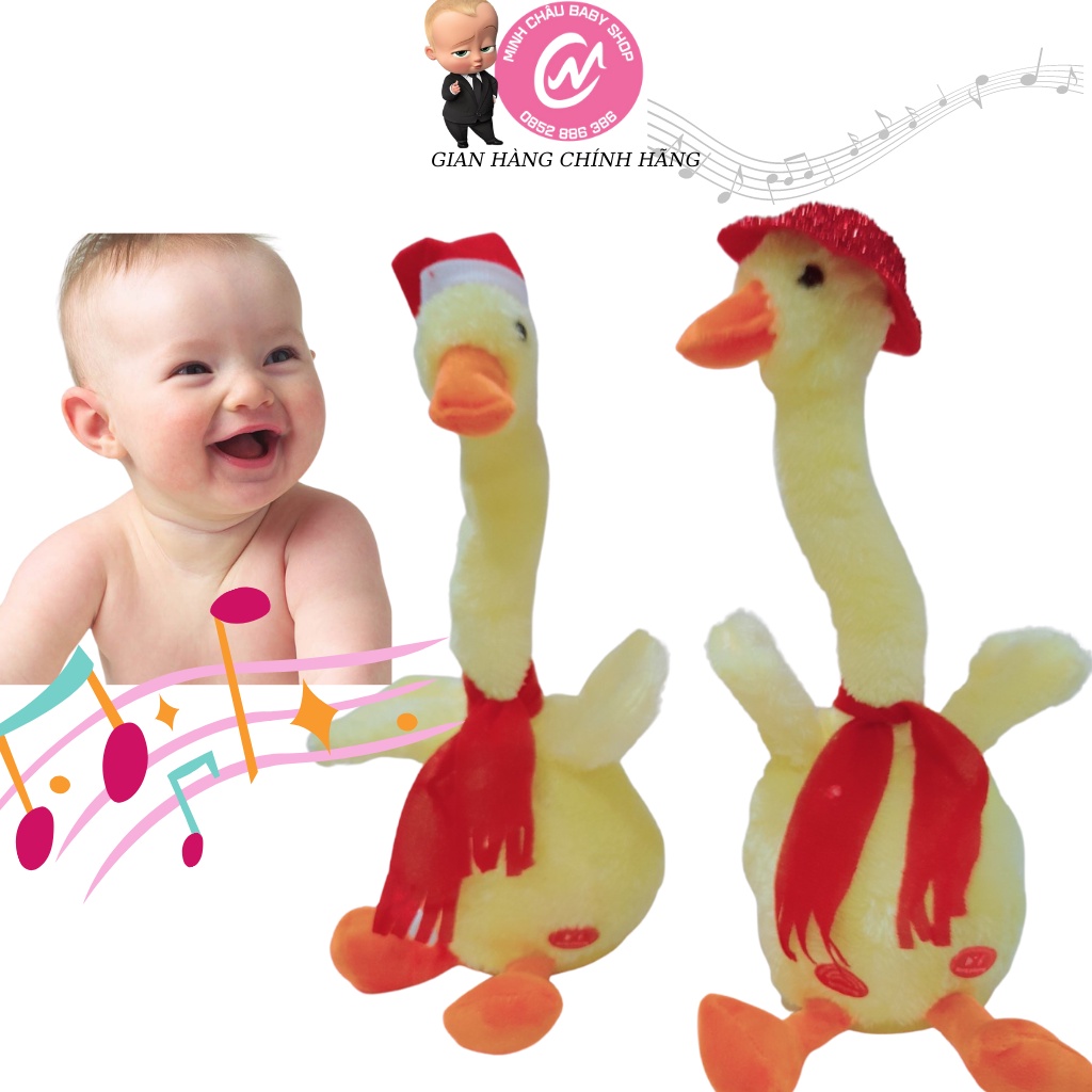 Đồ Chơi Trẻ Em Vịt Nhảy Múa, Nhại Lại Tiếng Người Sạc Điện