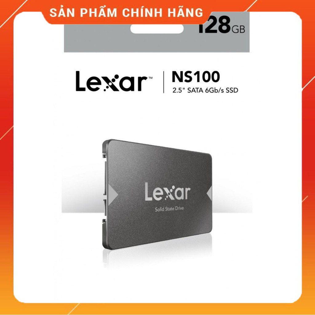 Ổ cứng SSD Lexar NS100 Lite 128GB 2.5” SATA III (6Gb/s) - Chính hãng Mai Hoàng phân phối