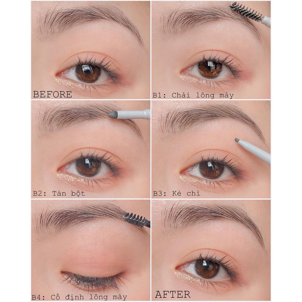 [Han All Line] Chì Kẻ Mày Sắc Nét, Lâu Trôi Nét Ngang Romand Han All Flat Brow / Nét Mảnh 3 Trong 1 Han All Sharp Brow | BigBuy360 - bigbuy360.vn