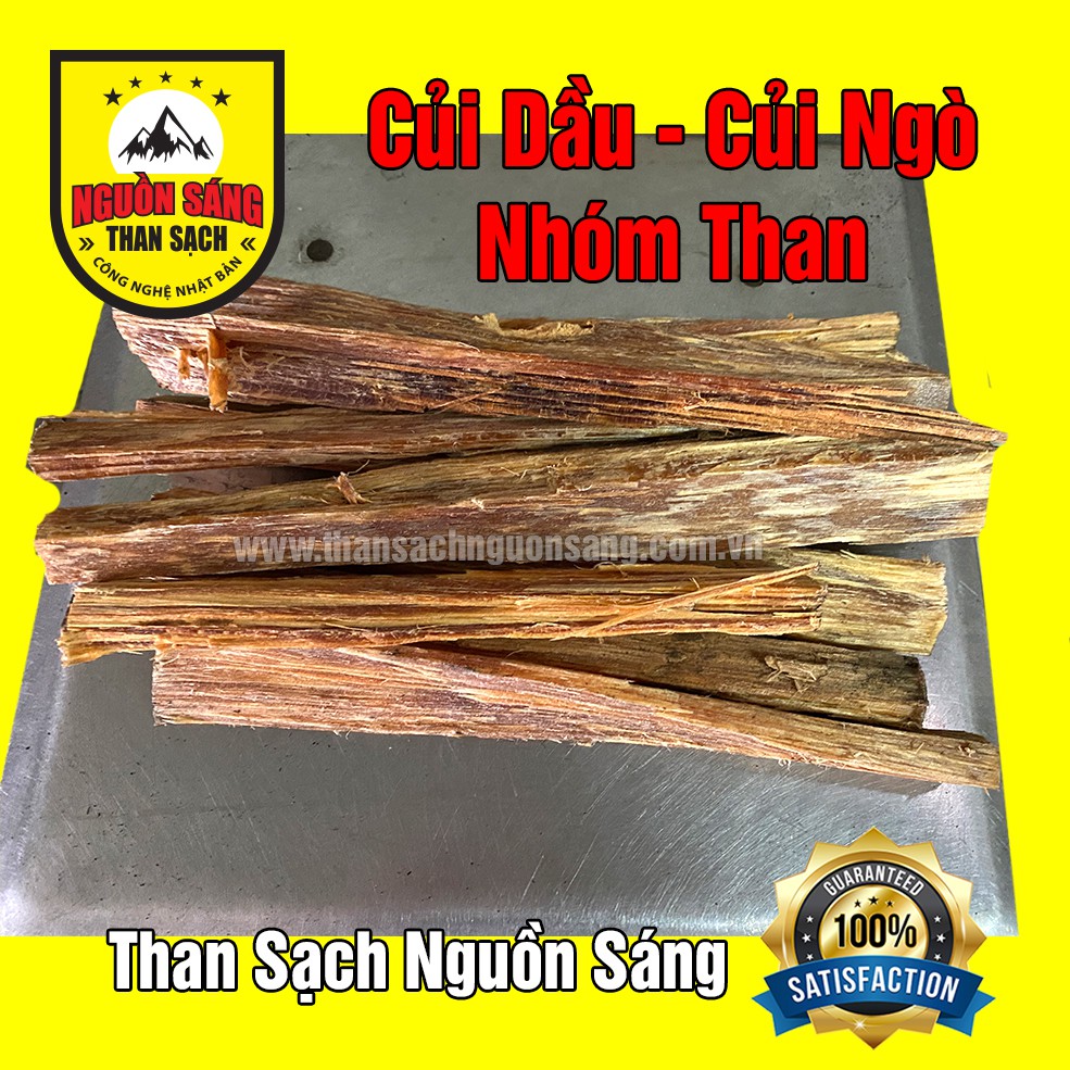 Củi ngo, củi dầu 1kg Nhóm than hoa, Giao Hoả tốc trong TP.HCM