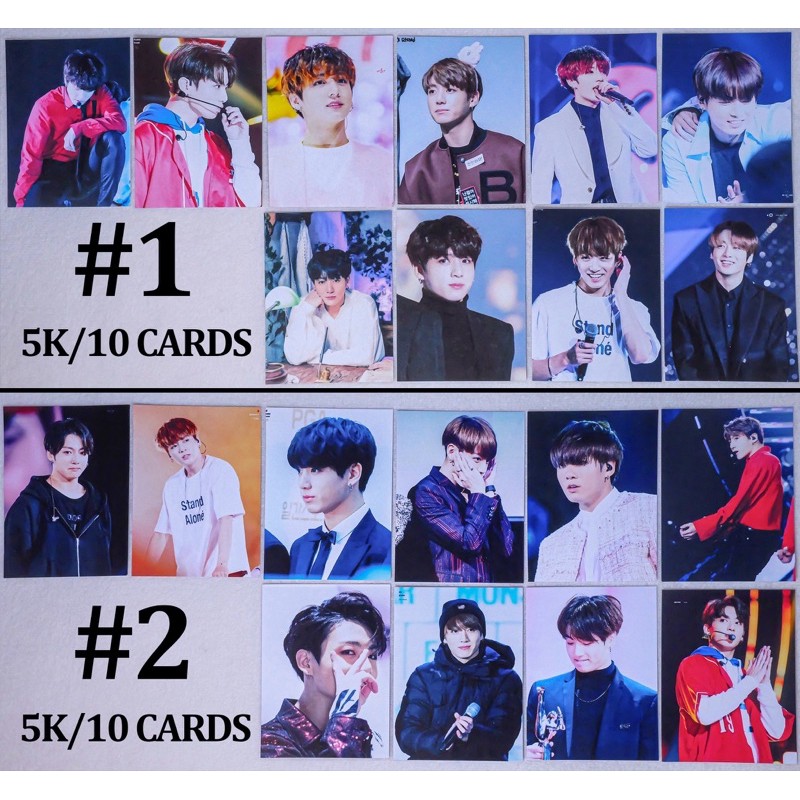 (Có sẵn) Sale set card JUNGKOOK BTS giá rẻ