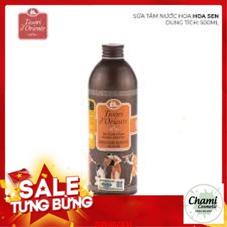 (NHẬPSữa tắm nước hoa Tesori D'oriente chai nhôm 500ml các mùi(kèm vòi)