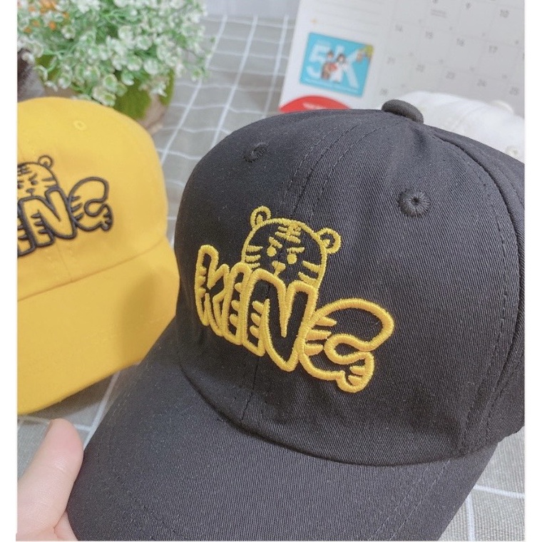 MŨ NÓN LƯỠI TRAI THÊU CHỮ KING DỄ THƯƠNG CHO BÉ 1-3 TUỔI