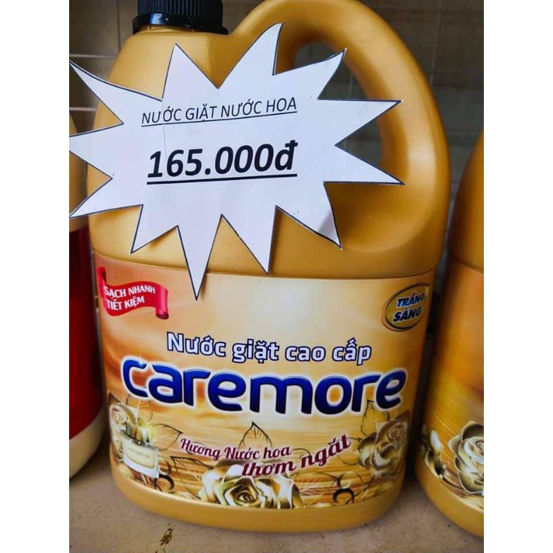 Nước giặt quần áo đậm đặc Caremore 3.8kg