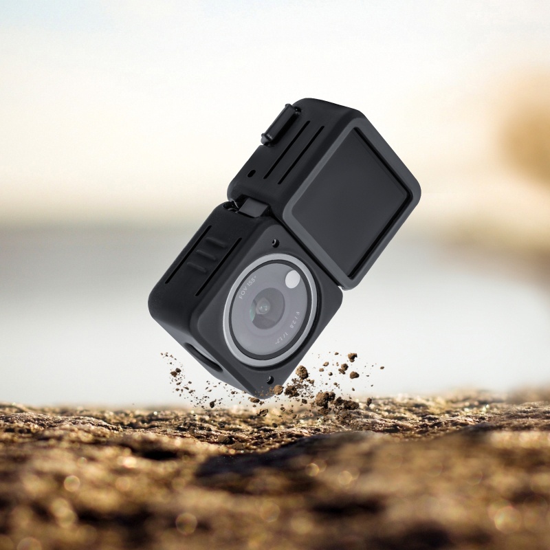 Vỏ Bảo Vệ Máy Ảnh Thể Thao dji Action 2 Bằng Silicon Mềm Chống Bụi Chống Rơi