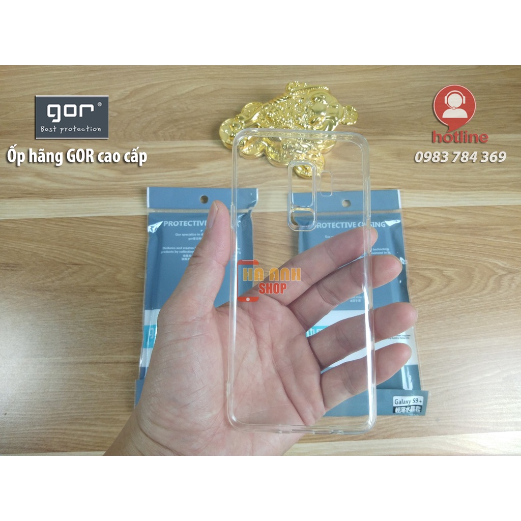 Ốp lưng dẻo GOR Samsung S9/ S9 Plus trong suốt, siêu dẻo, siêu mỏng, siêu nhẹ, siêu bền, ôm khít máy