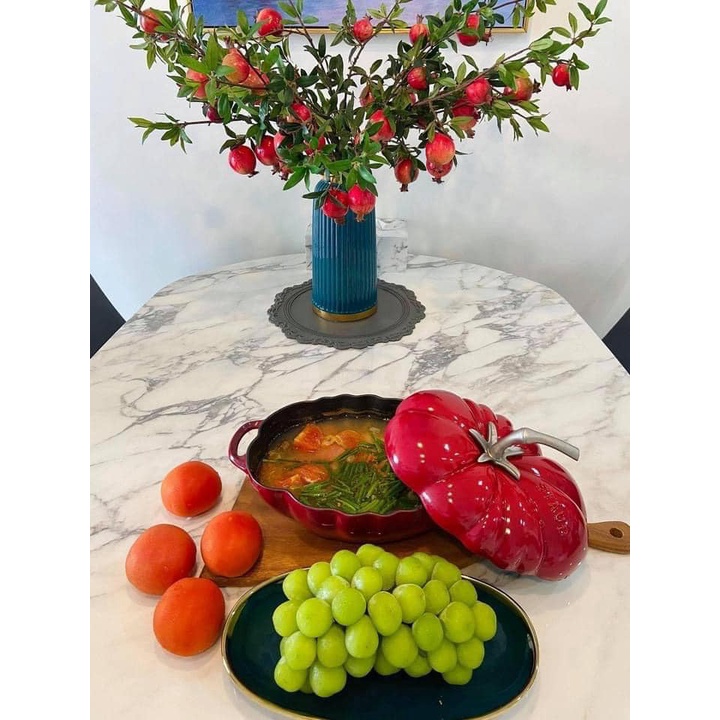 Nồi gang Staub cà chua - Made in France