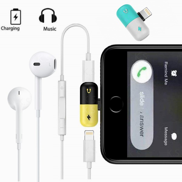 Jack chuyển vừa sạc vừa nghe nhạc đàm thoại loại xịn cho IP6 7