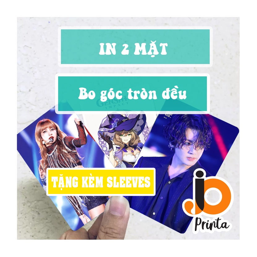 [RẺ VÔ ĐỊCH] In Card bo góc theo yêu cầu 2 mặt, combo 10-20 cái.