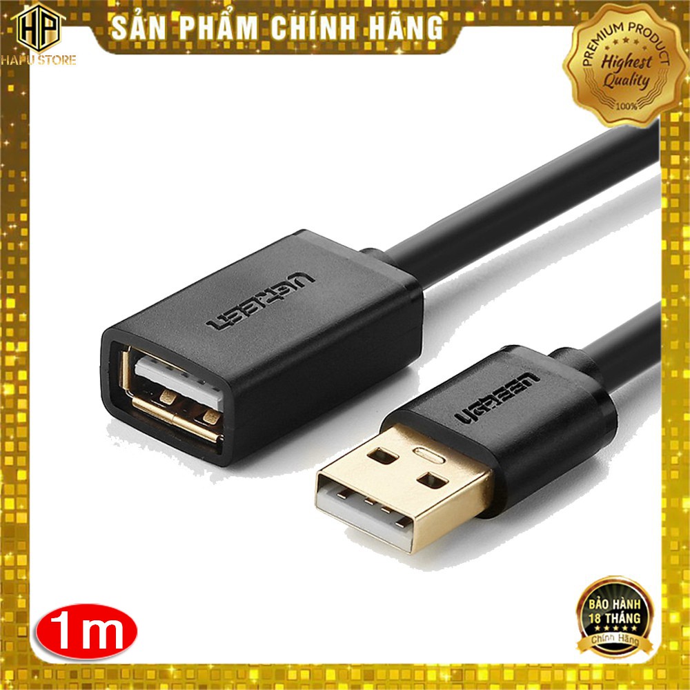 Ugreen 10314 - Cáp USB 2.0 nối dài 1M chính hãng - HapuStore