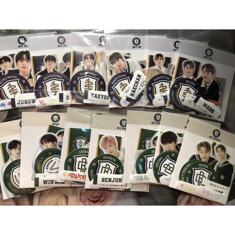 NCT Luggage Back to school ( 127 + WayV + Dream) Tập ảnh sticker