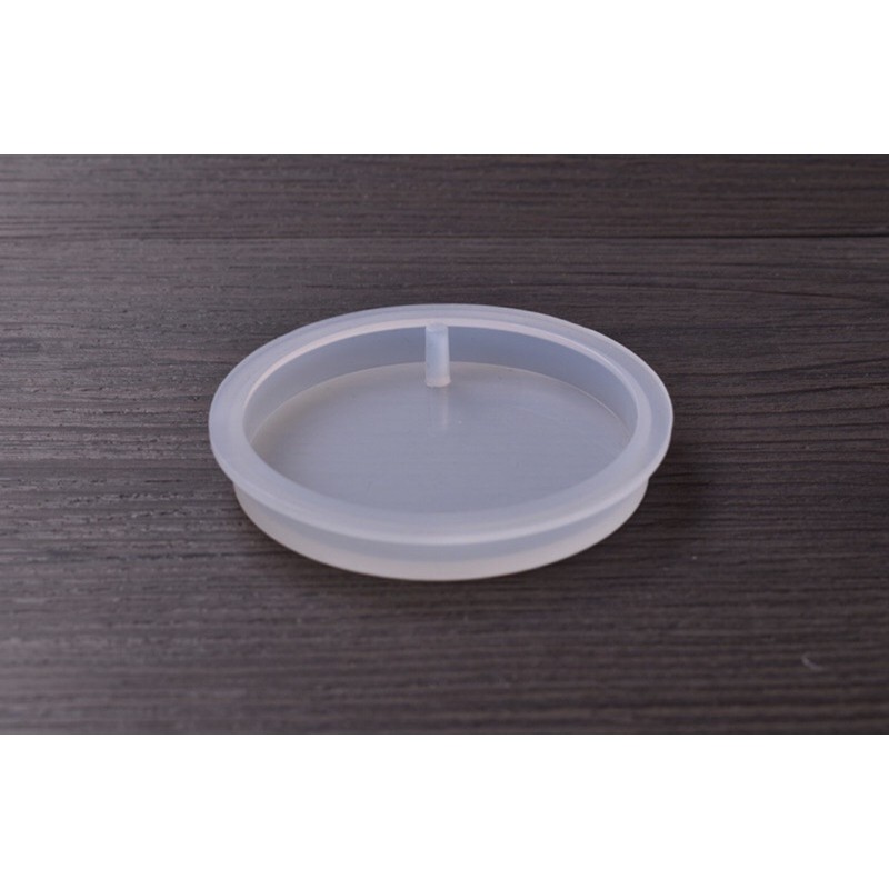 Khuôn resin làm móc khóa tròn có lỗ sẵn