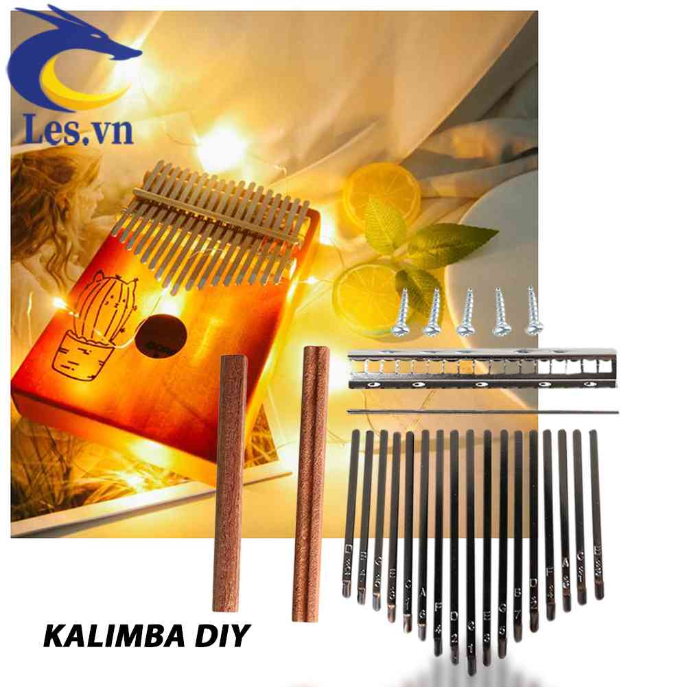 Đàn Kalimba 17 Phím Tự Lắp Ráp