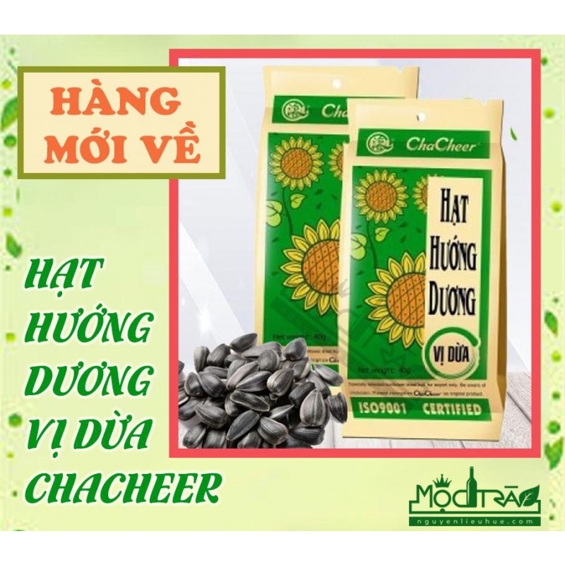 Hạt hướng dương Chacheer vị Dừa 130/gói ( Lốc 5 gói )