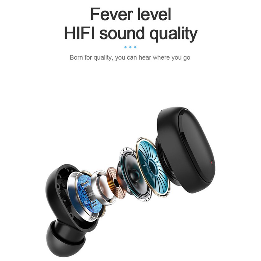 A6S Tai Nghe Không Dây Âm Thanh Stereo Sống Động Phong Cách Thể Thao