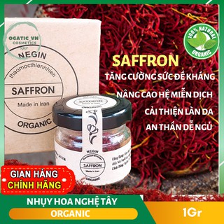 Nhụy Nghệ Tây Saffron Iran- ORGANIC IRAN- 1Gr