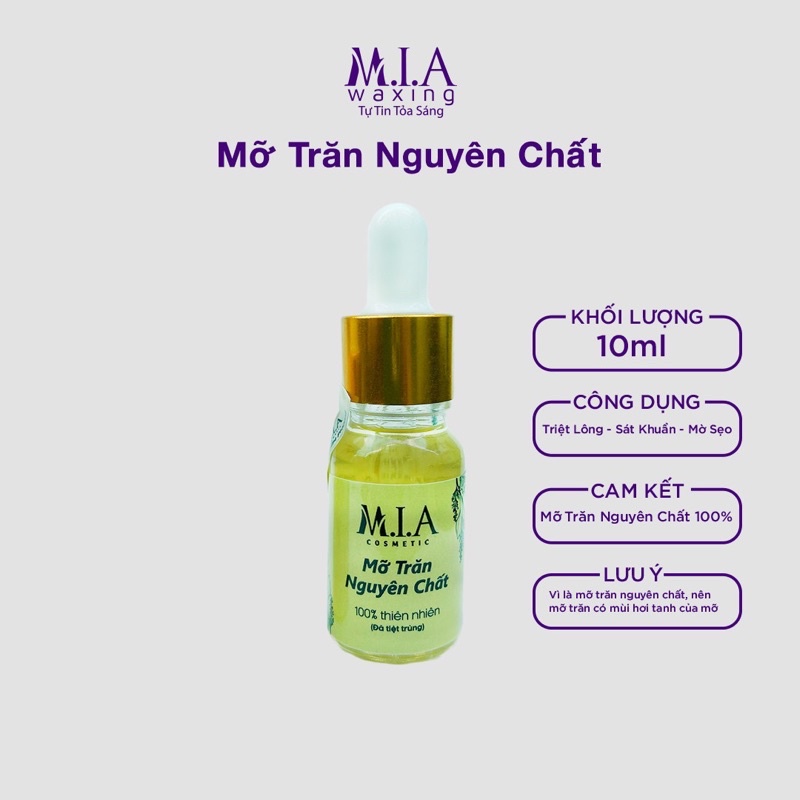 Mỡ Trăn Nguyên Chất 10ml