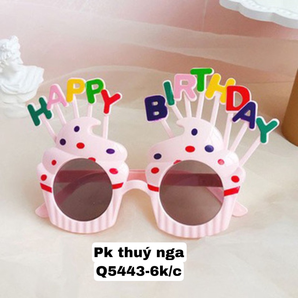 5 Kính mắt nhựa phụ kiện sinh nhật