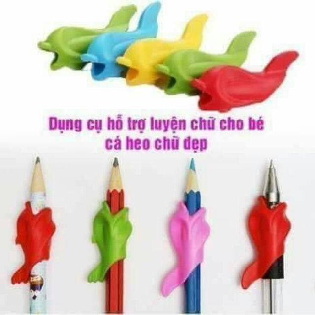 Set 3 cá định vị cầm bút