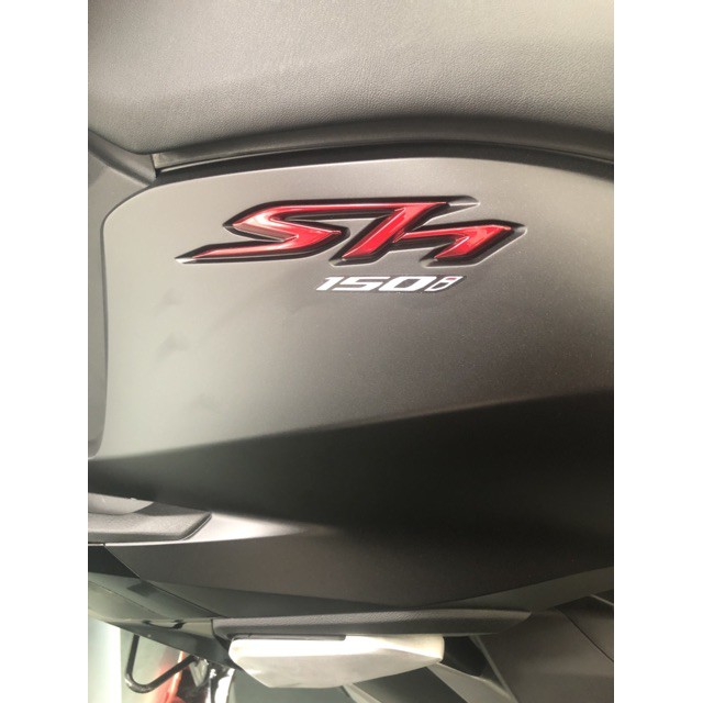 Tem Chữ SH đỏ phiên bản 2019 Đen Mờ Chính Hãng Honda