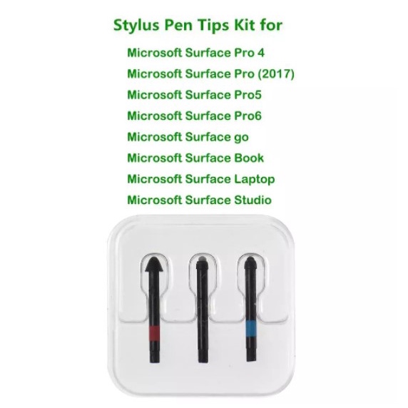 Bút Cảm Ứng Stylus 2H HB B Thay Thế Chuyên Dụng Cho Microsoft Surface Pro 4 5 6 7 Go