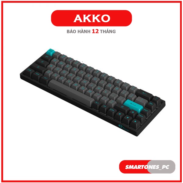 Bàn phím cơ AKKO 3068B Plus Black&Cyan
