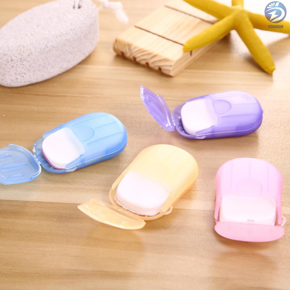 (Hàng Mới Về) Set 20 Xà Phòng Giấy Mini Dùng Một Lần Tiện Dụng Khi Đi Du Lịch | BigBuy360 - bigbuy360.vn